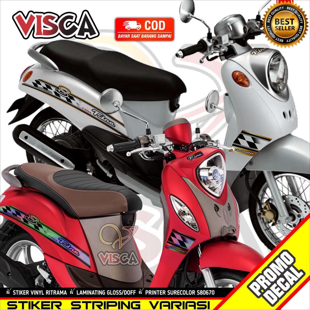 Stiker Motor Fino - Striping Fino Karbu - Stiker Fino 125 - Striping Fino 125 - Stiker Fino 125 Vari