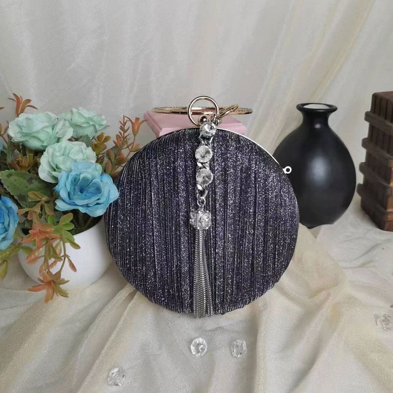 MV_Marvelouz MV111956 Tas CLUTCH Pesta Wanita Bulat Talpan Rantai terbaru 1kg bisa 2 tas supplier tas import GT1956 JT9649