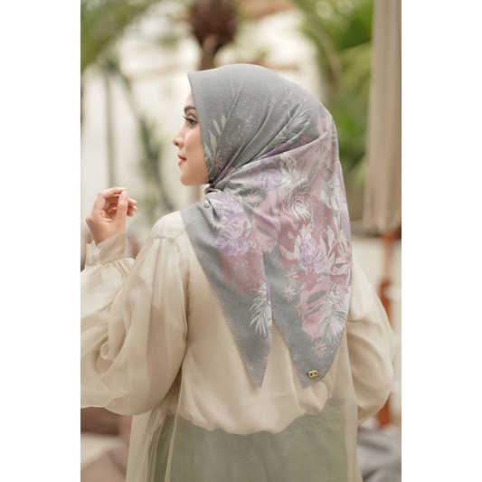 [PRELOVED] buttonscarves tropicale extended voal square siena