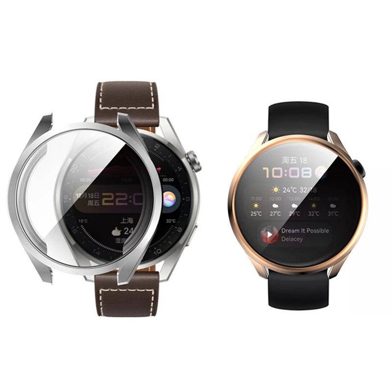 Pelindung Layar Bahan TPU Ukuran 46mm 48mm Untuk Huawei Watch 3 Pro GT2 GT3 Pro GT Runner 46mm 42mm