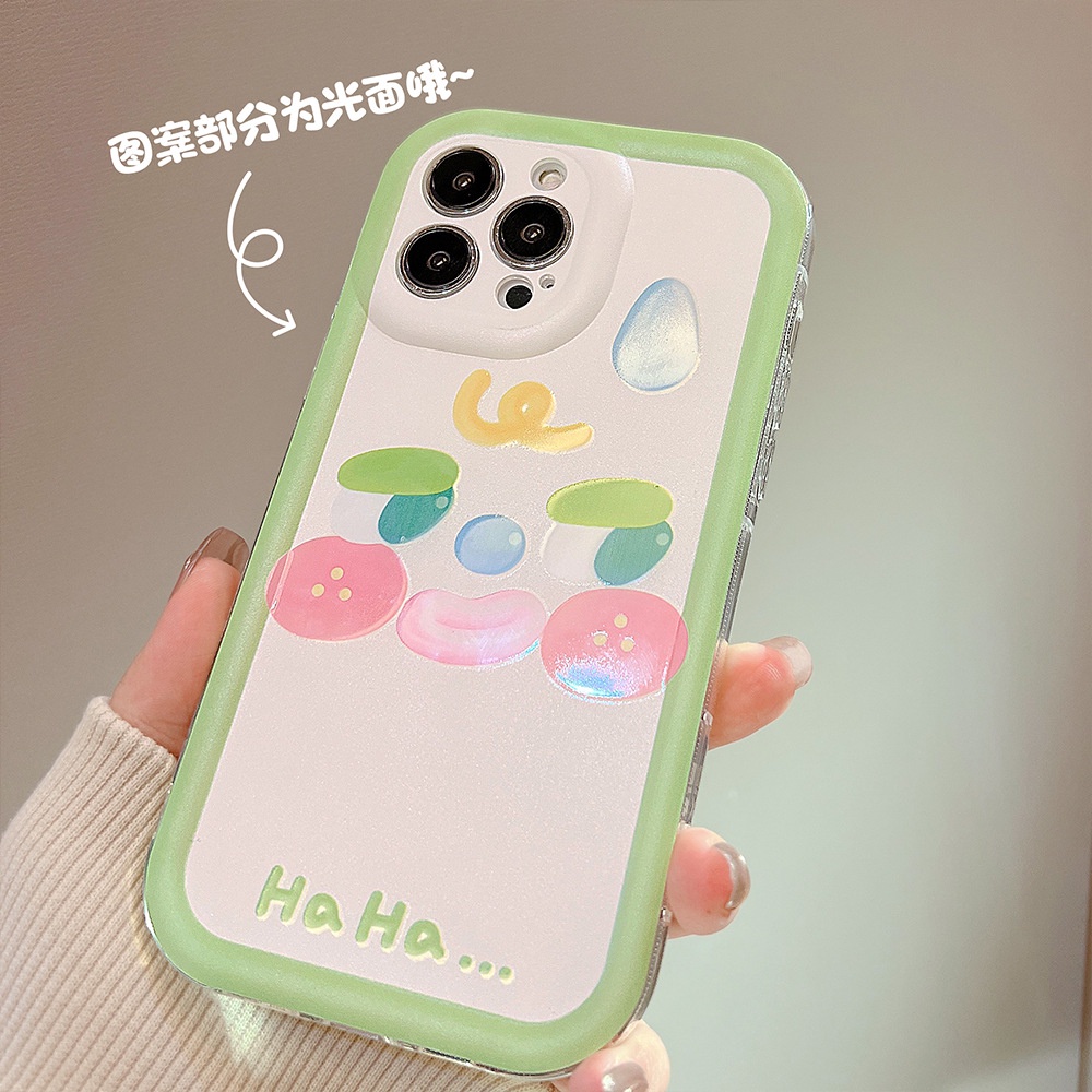 Ins HAHA Soft Case Silikon Motif Emoji Lucu Untuk Iphone 14 11 12 13 PRO MAX