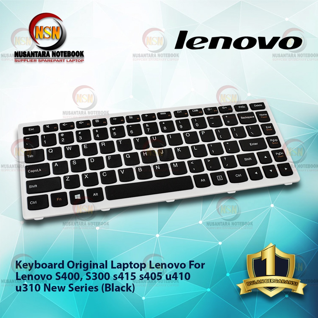 Keyboard Original Lenovo For S400, S300 S415 S405 White