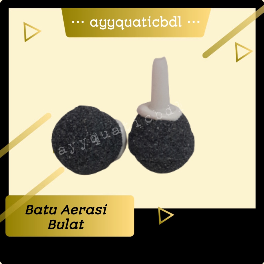 Batu Aerator Aerasi Gelembung Udara HITAM 2,5cm x 1,2cm air stone airstone