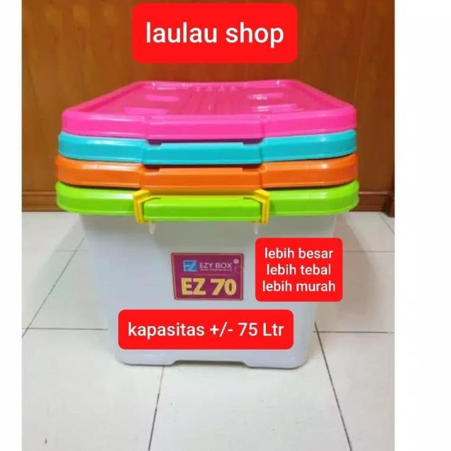 

Container Box EZY 75 Liter Dengan Roda / Kontainer Industri Real CB 70