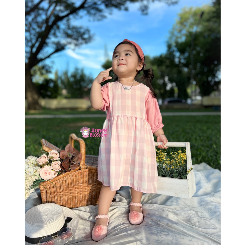 HoneyBlossom - daster anak / daster anak perempuan / dress anak bayi lily series 1-5 thn