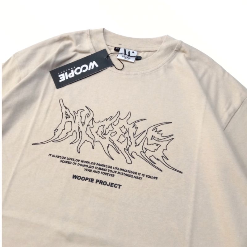 Kaos WOOPIE PROJECT Original Kaos Distro Pria Kaos Pria Kaos Polos Pria