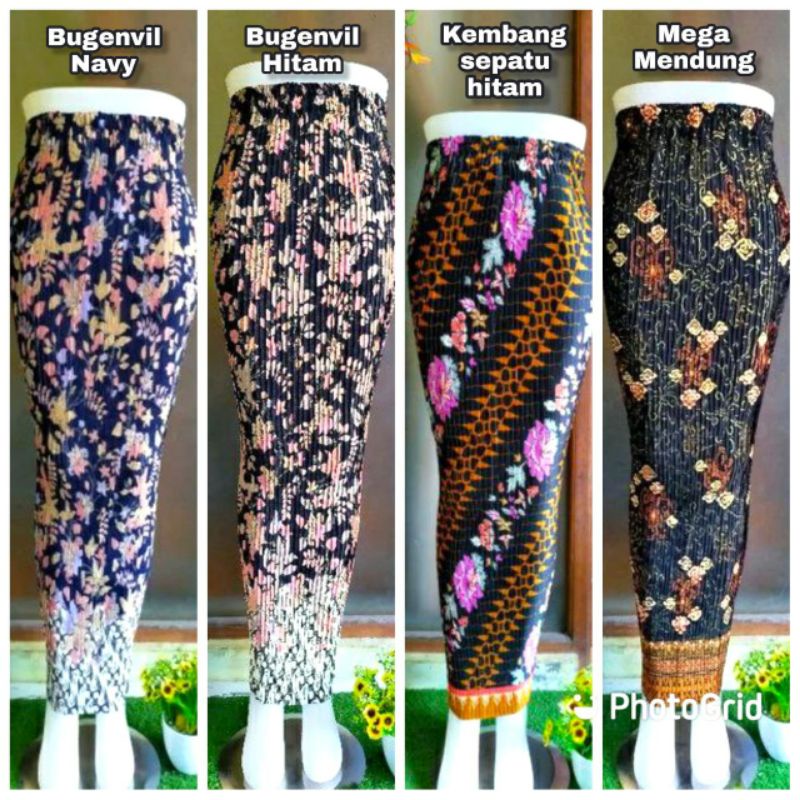 Rok plisket batik SUPER JUMBO BIGSIZE