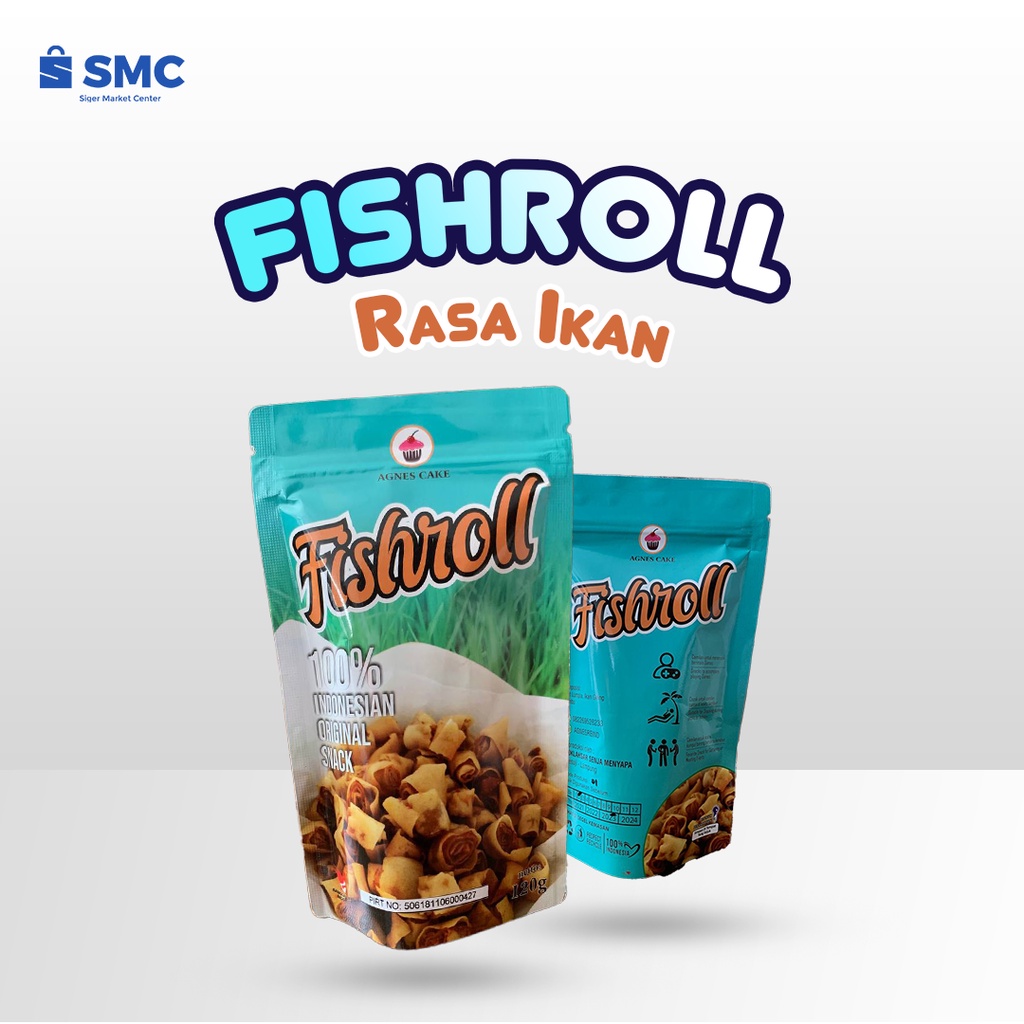 

Snack Fishroll Agnes Cake Rasa Ikan Asli Gurih Murah 125 Gram