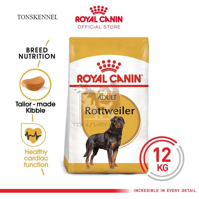 Royal Canin Rottweiler Adult Makanan Anjing Dewasa Dry 12kg RC Rott