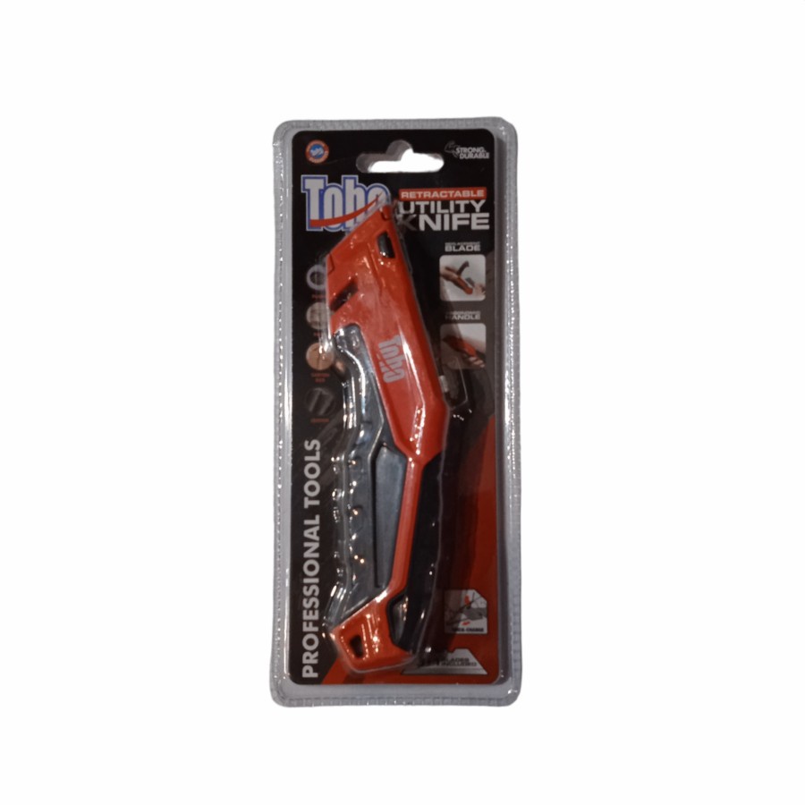 

TOHO Retractable Utility Knife | Pisau Cutter | Alat Potong Serbaguna | Kapten Material