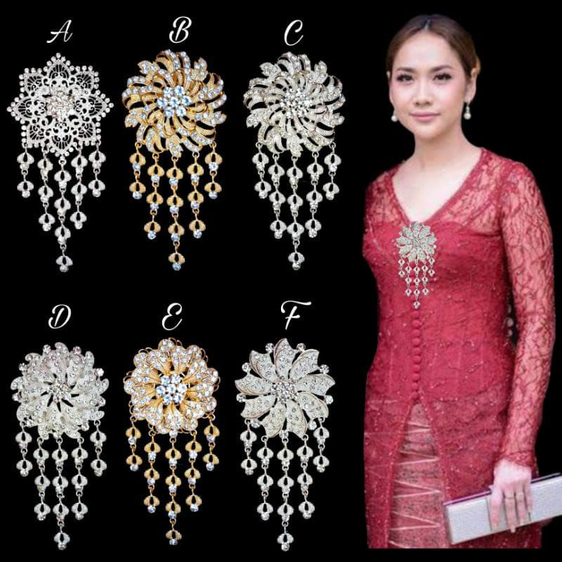 Bros Kebaya Pengantin/Bros Kutu Baru Mewah