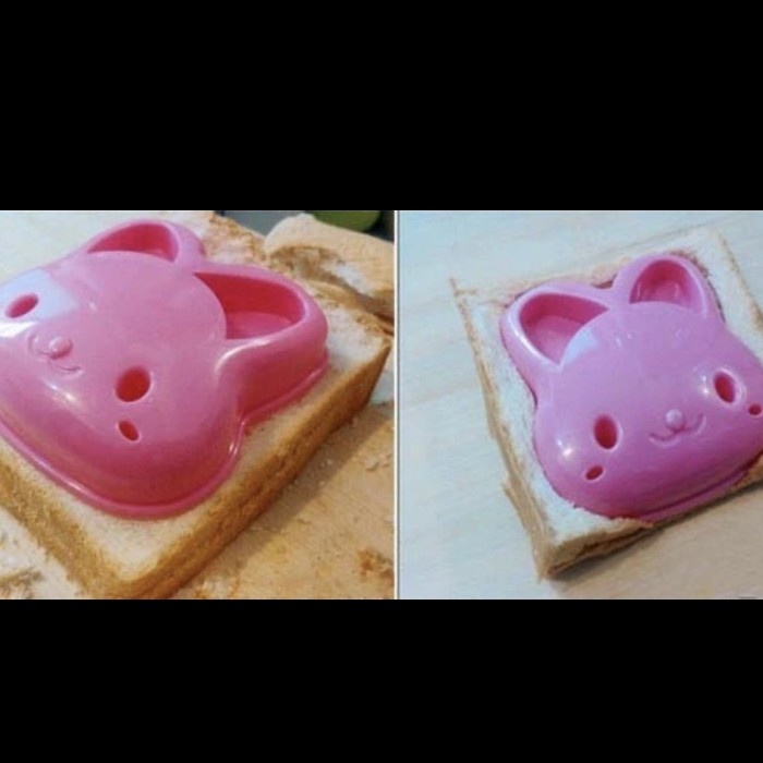 Cetakan Bento Pemotong Roti Tawar Sandwich Cutter Mold RABBIT KELINCI