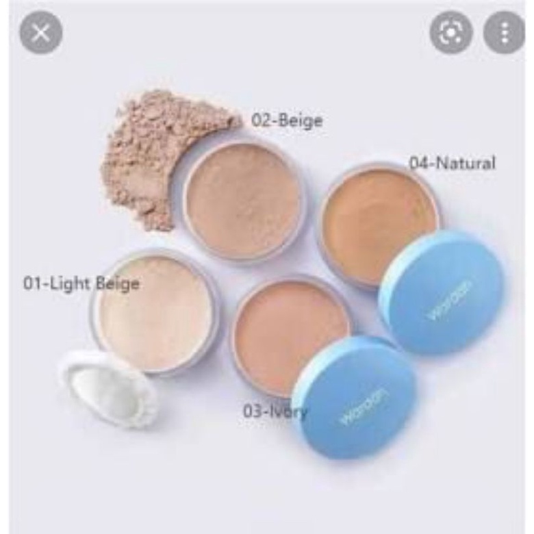 bedak tabur wardah