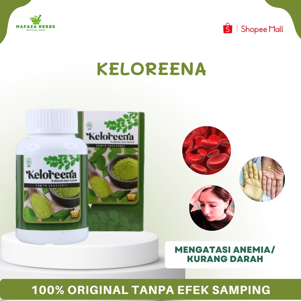 Jual Keloreena Obat Anemia Kurang Darah Hb Rendah Menaikan Hb