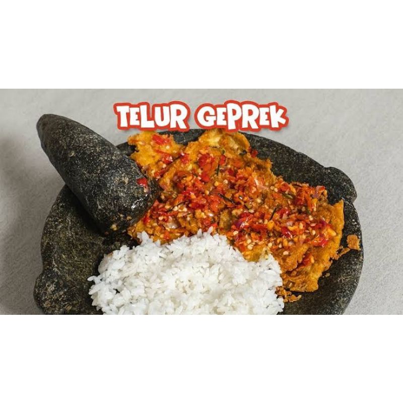 

Nasi telur geprek
