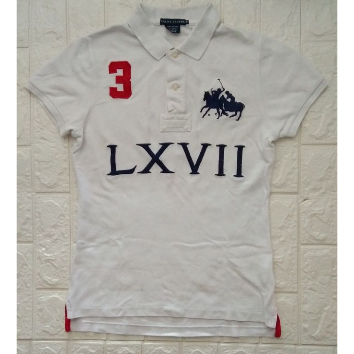 kaos polo ralp laurent preloved/kaos kerah second/kaos kerah brand