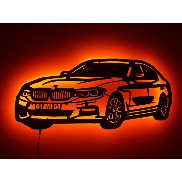 LAMPU MOBIL HIASAN DINDING LAMPU TIDUR LED BESAR WALLDECOR LED MOBIL KEREN