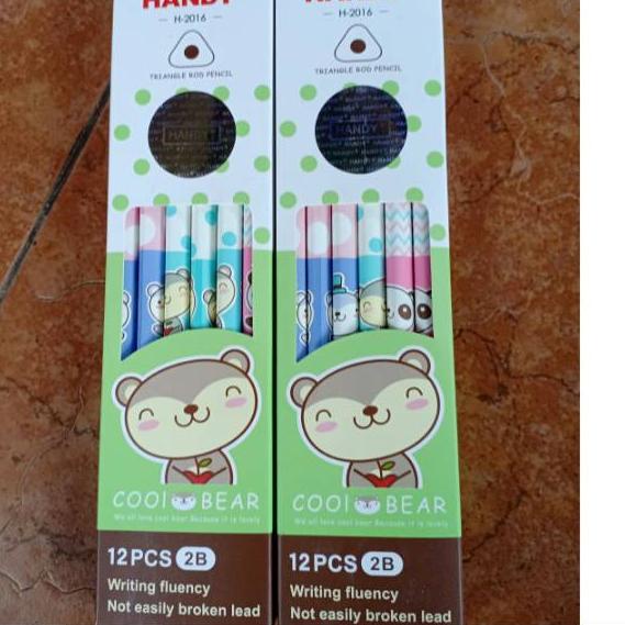 

COD (85gr) 1pak pensil kayu serut handy 2b ㆁ