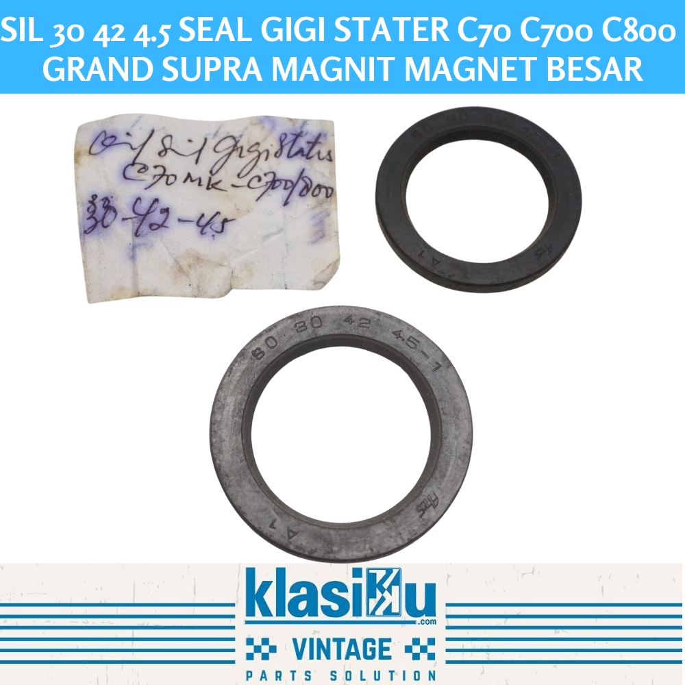 Sil 30 42 4.5 Seal Gigi Stater C70 C700 C800 Grand Supra Magnit Magnet Besar