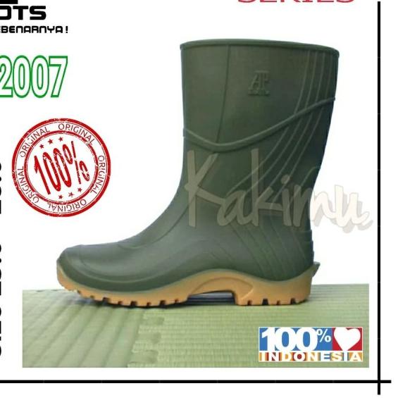 SEPATU BOOT MURAH AP BOOT AP 2007 GREEN
