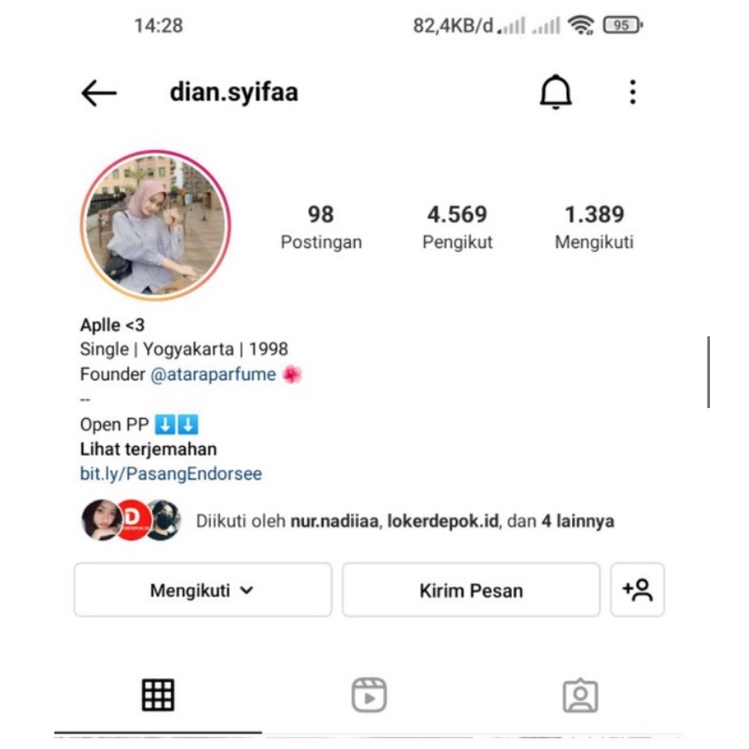 AKUN IG 40K - 100K UMUR TUA 100% Real Aman