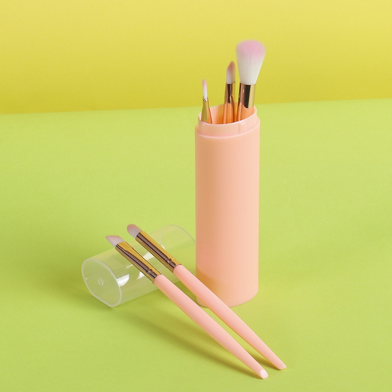 5pcs / Set Brush Eyeshadow / Bedak Tabur / Foundation Multifungsi Portable Untuk Makeup / Kosmetik Wanita