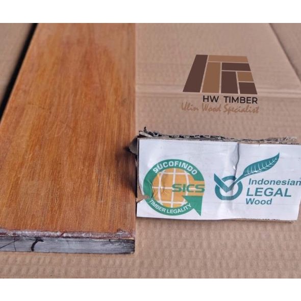 Papan Kayu Ulin Kalimantan Panjang 100CM