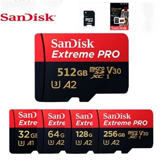 Sandisk Extreme Pro Memory card Micro SD U3 128GB 32GB 64GB 256GB 512GB C10 A2 90MB / s SD90X