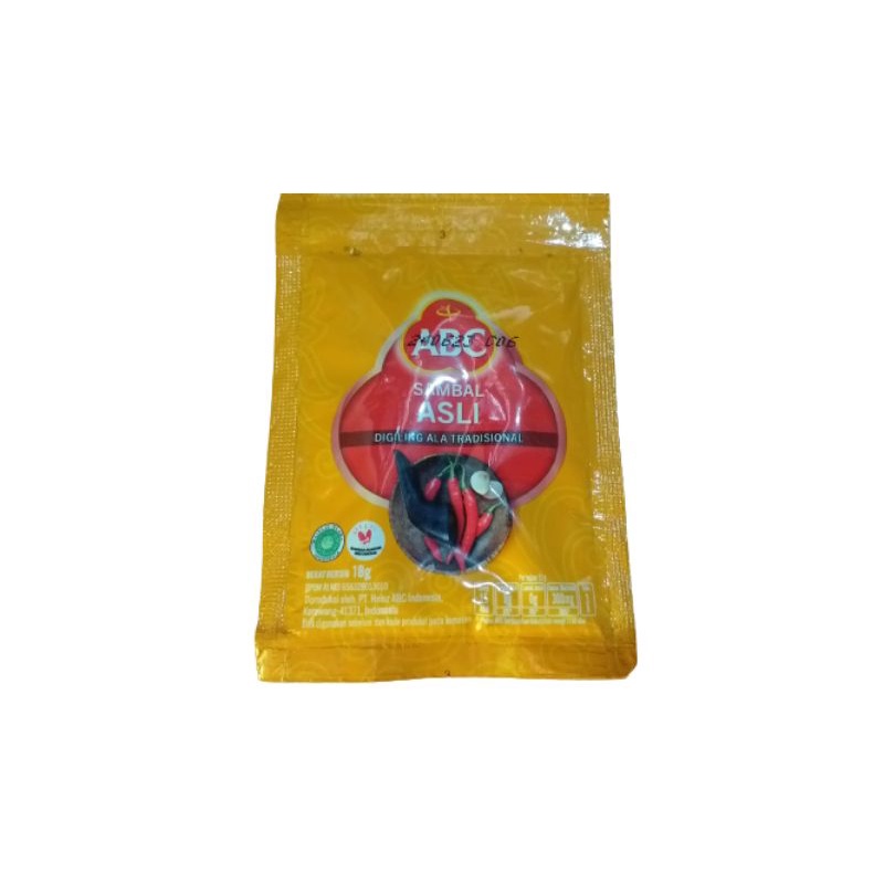 

ABC Sambal Asli 18gr ( Satuan)