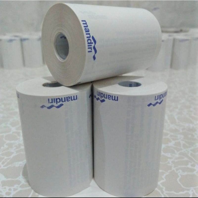 

Kertas Struk Thermal Logo Mandiri 57x40mm Paket 10 Roll