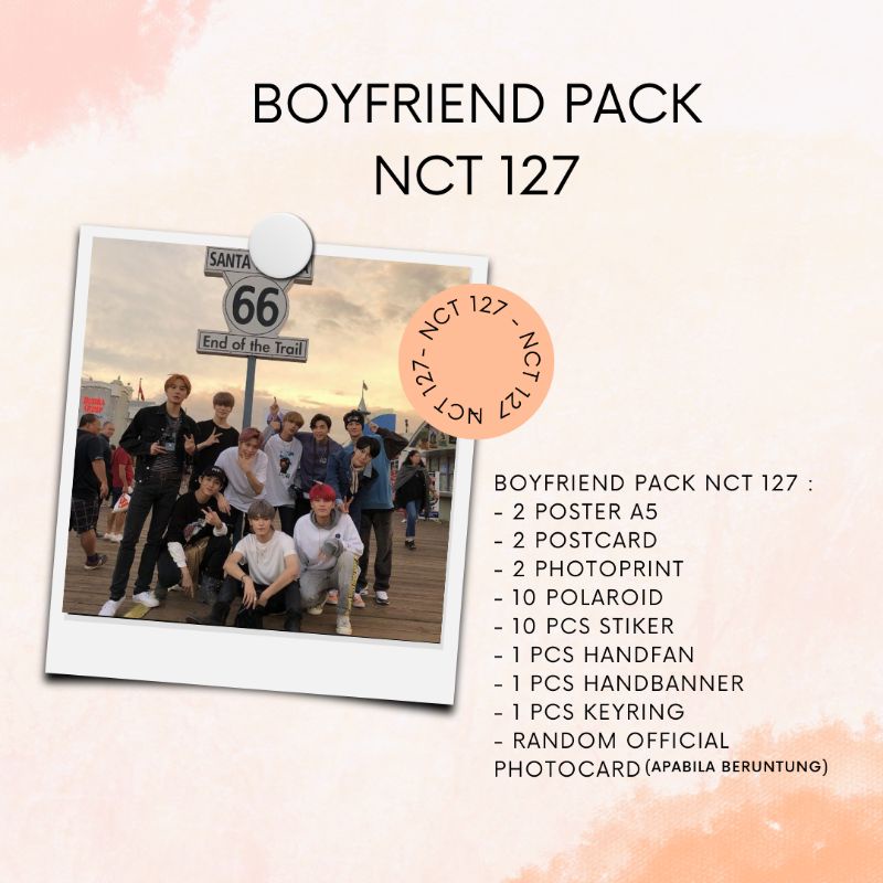 BOYFRIEND PACK NCT 127 ALL MEMBER TAEIL JOHNNY TAEYONG JAEHYUN JUNGWOO YUTA MARK HAECHAN DOYOUNG FAN