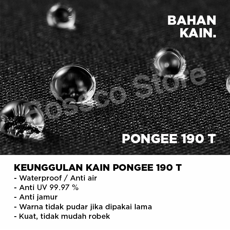 Bossco Payung Lipat Otomatis Buka Tutup Anti UV 99.97% BerSertifikat Payung Lipat Besar premium UV Protection UV blok Uv block Payung mobil Payung lipat premium anti sinar uv payung kuat tahan lama payung lipat jumbo payung lipat polos hitam payung murah