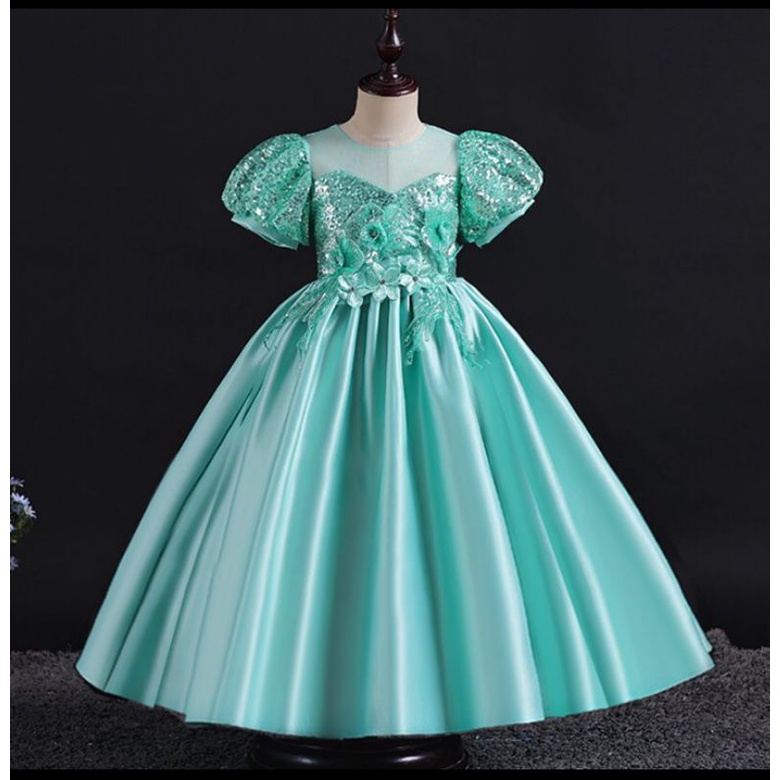 Dress import anak,Dress pesta anak, Dress anak putih