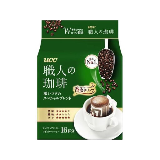 UCC Craftsman Special Deep Rich Blend Drip Ground Coffee 16 x 7 Gram