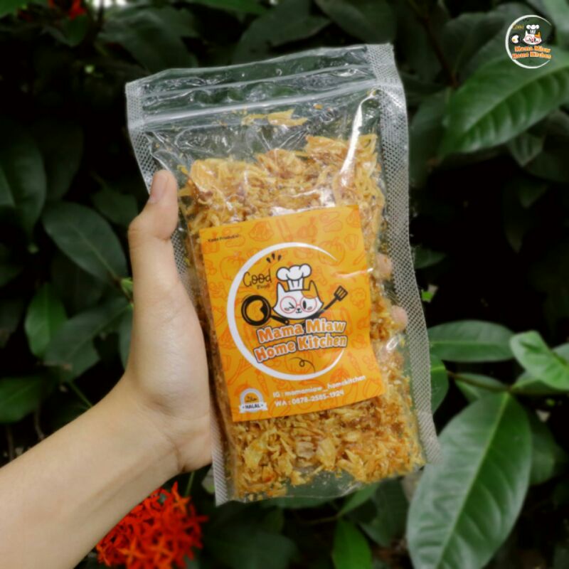 

Bawang sumenep goreng gurih renyah kemasan pouch 50-250 gr