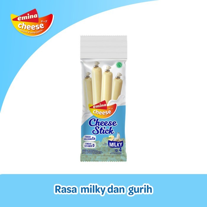 

T0P TWINPACK EMINA CHEESE STICK MILKY 4PCS X12GR NICE