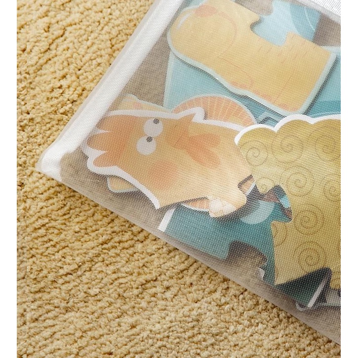 Zipper Bag Kantong Penyimpan Mainan Puzzle Anak Dompet Serbaguna Tempat Pensil - ST028
