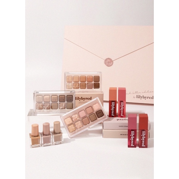 LILYBYRED - Mood Keyboard Eye Shadow | Mood Liar Velvet  Lip Tint Nude Liar