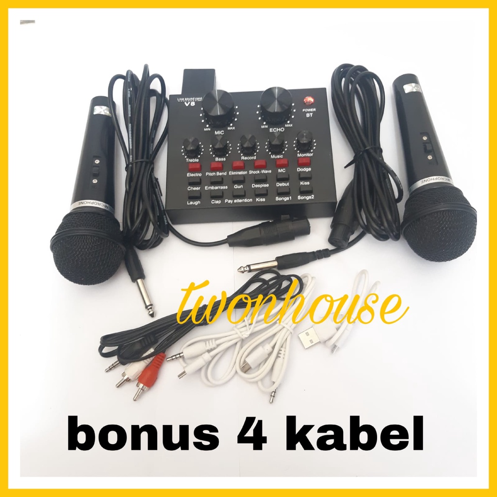 Karaoke Karoke Studio Kondenser+Holder Stand Kabel/Mic Rekaman HP Laptop Youtuber Streaming Amplifier Karoke POWER AMPLI BLUETOOTH FLECO AMPLI KAROKE//AMPLI SALON AKTI