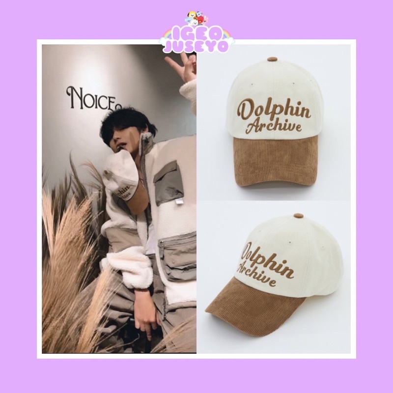 [PO] BTS V Taehyung - Dolphin Archive Two Tone Ball Cap by Wai Kei