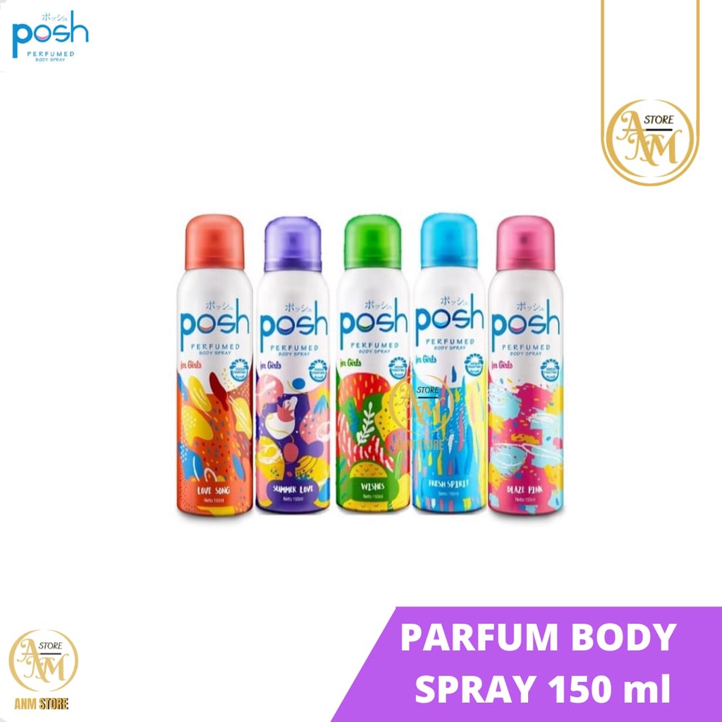 Posh Parfum Body Spray 150ml - Posh Women Parfum - Posh Parfum Hijab