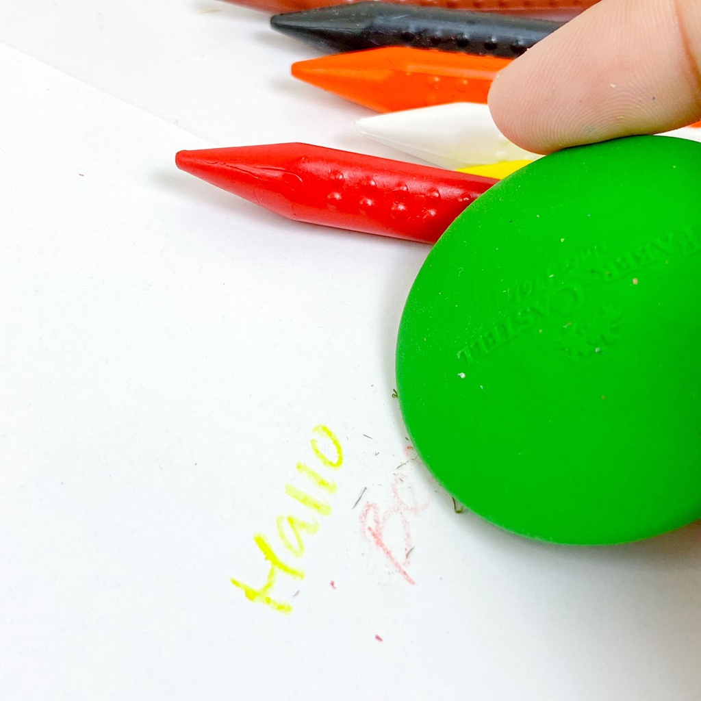 

mg ERASABEL CRAYON DENGAN 12 WARNA / KRAYON MERK FABER CASTELL DI JAMIN ORI / FREE RAUTAN DAN