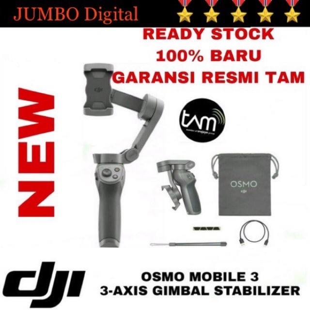 Sta Dji Osmo Mobile 3 - 3-Axis Gimbal Stabilizer New
