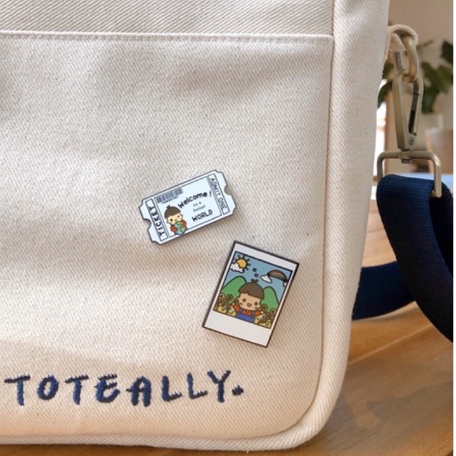 Toteally #BetterWorld Pin | Hard Enamel Pin, Bag Accessories