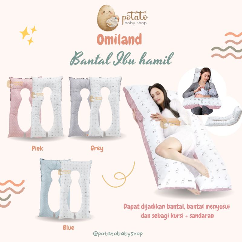 Omiland Bantal Ibu Hamil - Maternity &amp; Nursing Pillow
