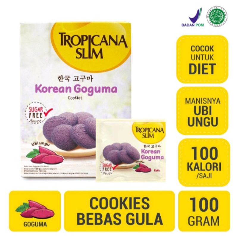 

Tropicana Slim Korean Goguma Box Biskuit Diet Ubi Ungu