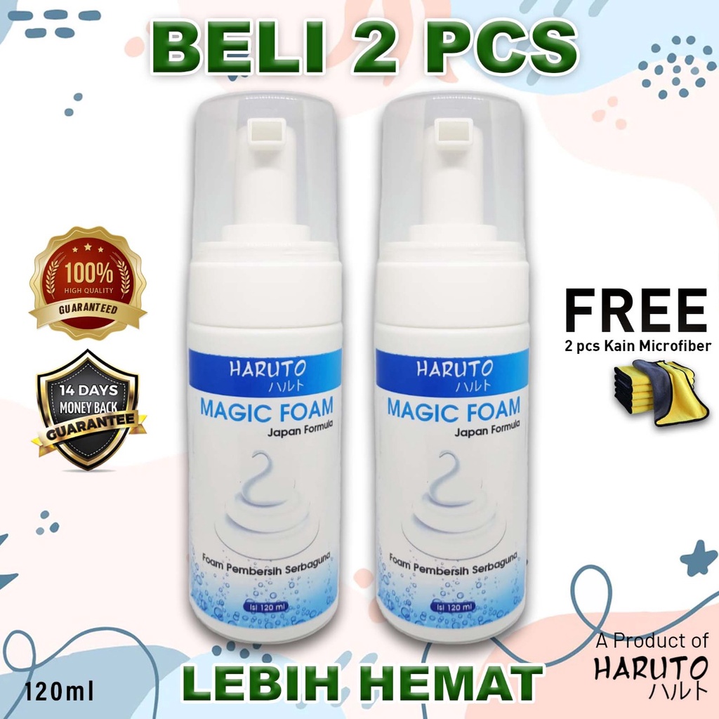 Magic foam Haruto 120ml foam pembersih serbaguna