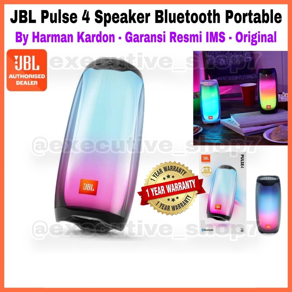 JBL Pulse 4 Speaker Bluetooth Portable - by Harman Kardon - Garansi Resmi IMS - Original