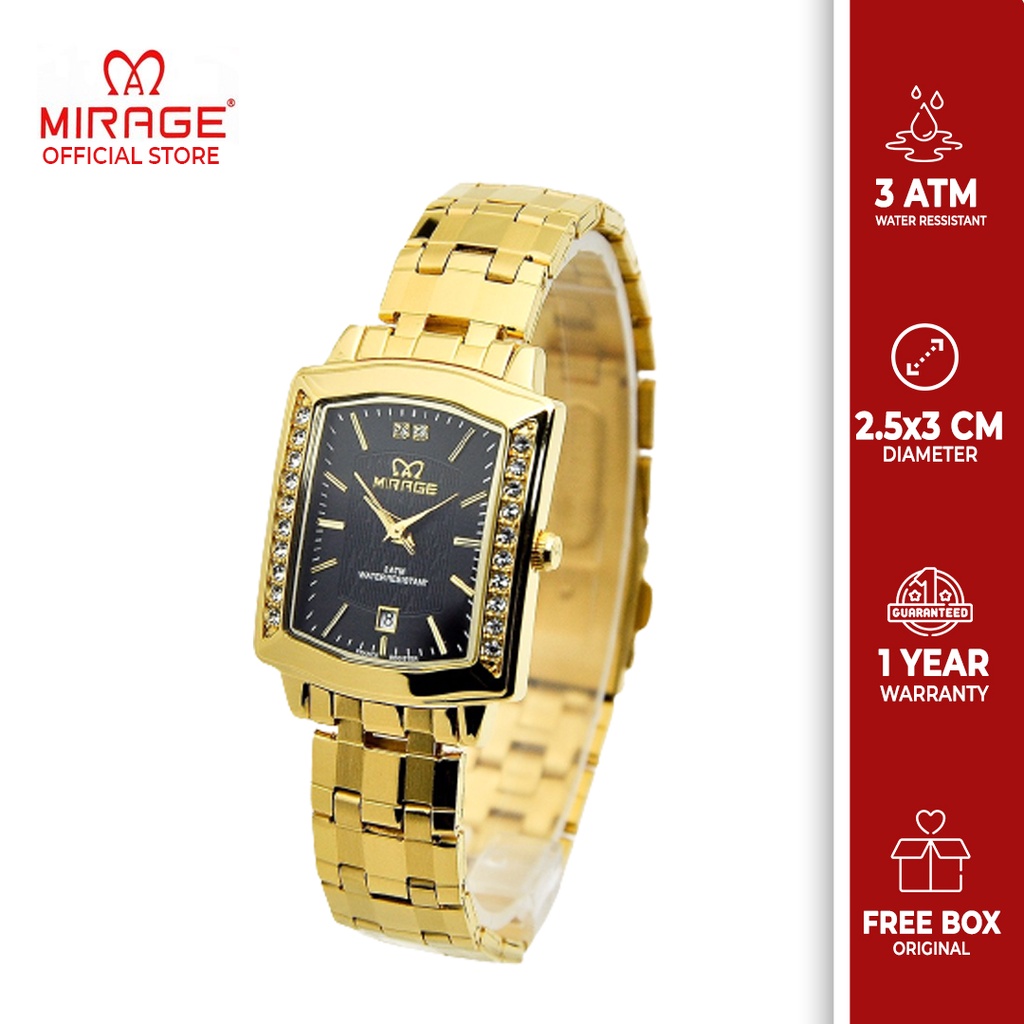 Jual Mirage Watch Official Store Jam Tangan Mirage Wanita Permata Mewah