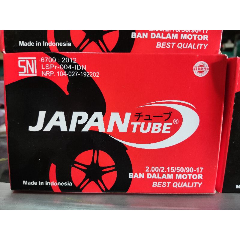 BAN DALAM MOTOR 200/225-17 JAPAN TUBE BAN DALAM MOTOR UKURAN 50/90-17 JAPAN TUBE